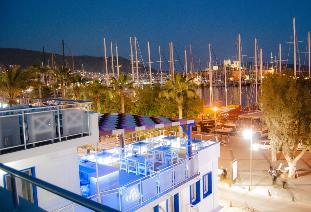 Akkan Hotel Marina Bodrum Bagian luar foto
